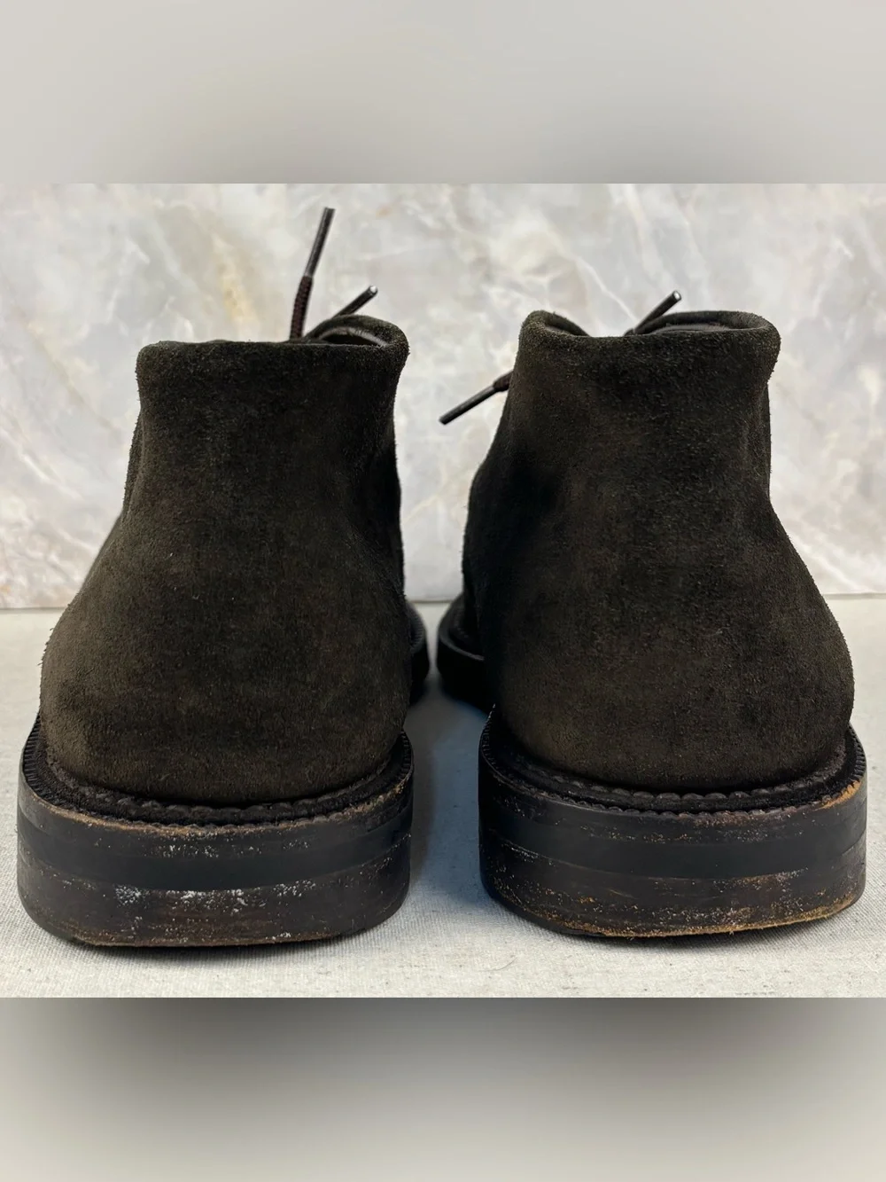 Salvatore Ferragamo Suede Chukka Boots Italy Men’s 11 D Brown Luxury